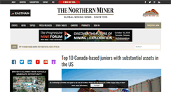 Desktop Screenshot of northernminer.com